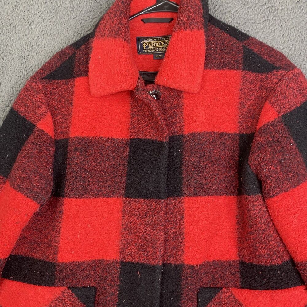 Pendleton Coat Mens Medium Wool Blend Buffalo Pla… - image 2